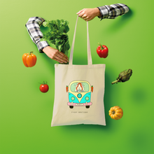Load image into Gallery viewer, Guinea Pig - Pickle Piggy Campervan Shopper Tote Bag
