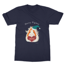 Load image into Gallery viewer, Christmas Adult Guinea Pig T-Shirt Dress - Elf Pig
