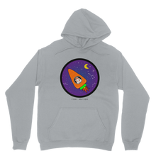 Load image into Gallery viewer, Adult Guinea Pig Hoodie - Space Rocket
