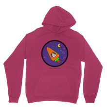 Load image into Gallery viewer, Adult Guinea Pig Hoodie - Space Rocket
