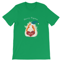 Load image into Gallery viewer, Christmas Guinea Pig Kids T-Shirt - Elf Pig
