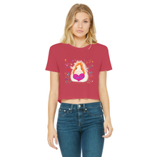 Load image into Gallery viewer, Adult Cropped Guinea Pig T-Shirt - Love you Pickle Piggy
