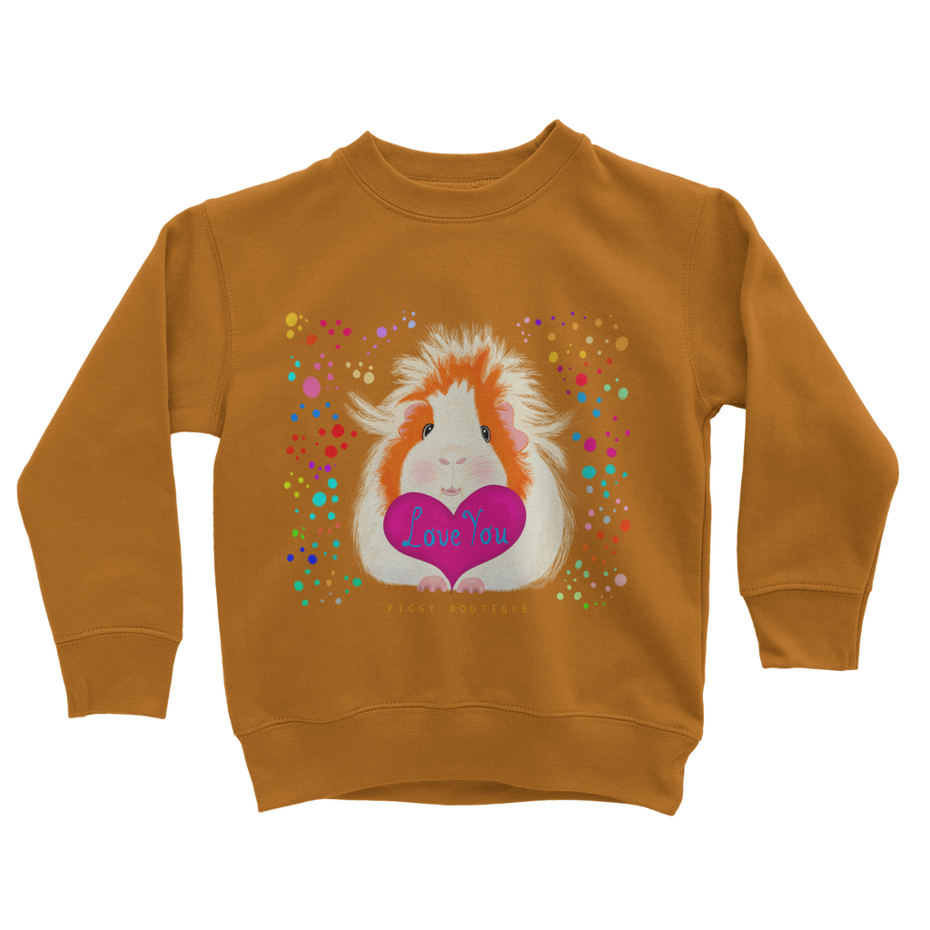 Kids Guinea Pig Sweatshirt - Love you Pickle Piggy