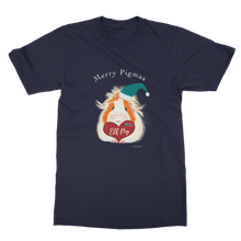 Load image into Gallery viewer, Christmas Adult T-shirt - Elf Pig

