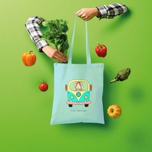 Load image into Gallery viewer, Guinea Pig - Pickle Piggy Campervan Shopper Tote Bag
