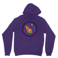 Load image into Gallery viewer, Adult Guinea Pig Hoodie - Space Rocket
