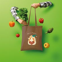 Load image into Gallery viewer, Christmas Guinea Pig Tote Bag - Elf Pig
