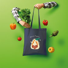 Load image into Gallery viewer, Christmas Guinea Pig Tote Bag - Elf Pig

