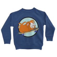 Load image into Gallery viewer, Kids Guinea Pig Sweatshirt - Skater Pig - Guinea Pig
