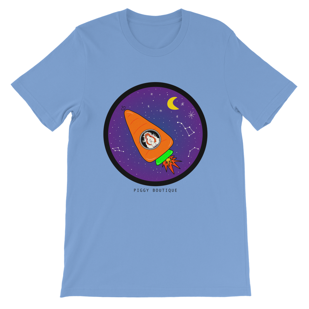 Kids Guinea Pig T-Shirt - Space Rocket