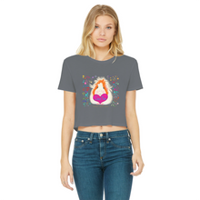 Load image into Gallery viewer, Adult Cropped Guinea Pig T-Shirt - Love you Pickle Piggy
