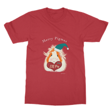 Load image into Gallery viewer, Christmas Adult Guinea Pig T-Shirt Dress - Elf Pig
