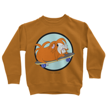 Load image into Gallery viewer, Kids Guinea Pig Sweatshirt - Skater Pig - Guinea Pig
