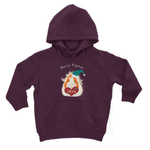 Load image into Gallery viewer, Christmas Kids Guinea Pig Hoodie - Elf Pig
