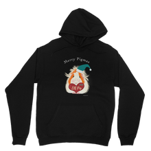 Load image into Gallery viewer, Christmas Adult Hoodie - Elf Pig
