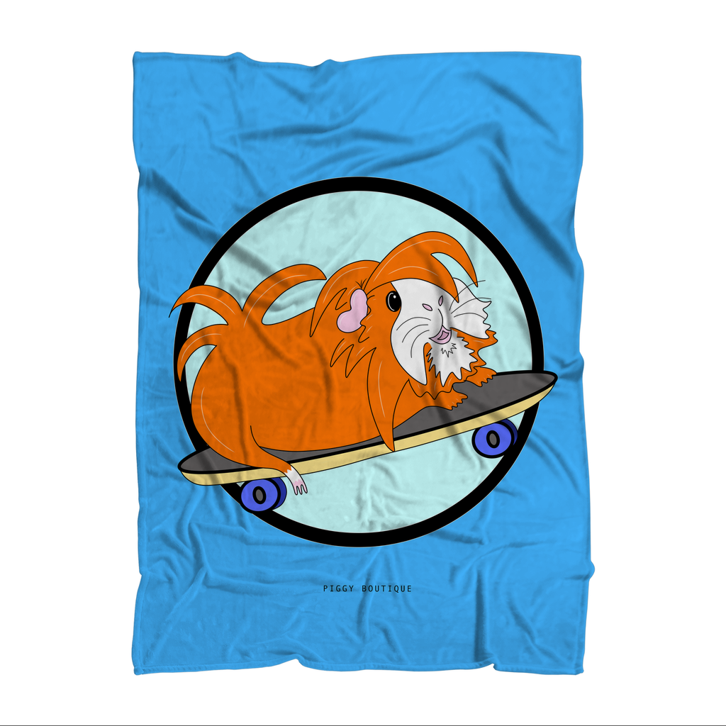 Blanket Guinea Pig - Skater Pig - Light Blue