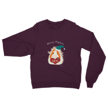 Load image into Gallery viewer, Christmas Adult Sweatshirt - Elf Pig
