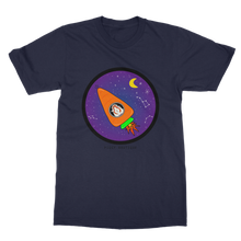 Load image into Gallery viewer, Adult Guinea Pig T-Shirt - Space Rocket
