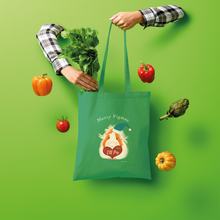 Load image into Gallery viewer, Christmas Guinea Pig Tote Bag - Elf Pig
