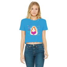 Load image into Gallery viewer, Adult Cropped Guinea Pig T-Shirt - Love you Pickle Piggy
