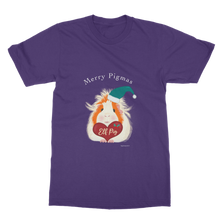 Load image into Gallery viewer, Christmas Adult Guinea Pig T-Shirt Dress - Elf Pig
