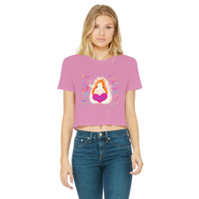 Load image into Gallery viewer, Adult Cropped Guinea Pig T-Shirt - Love you Pickle Piggy
