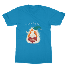Load image into Gallery viewer, Christmas Adult Guinea Pig T-Shirt Dress - Elf Pig
