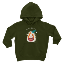 Load image into Gallery viewer, Christmas Kids Guinea Pig Hoodie - Elf Pig
