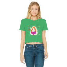 Load image into Gallery viewer, Adult Cropped Guinea Pig T-Shirt - Love you Pickle Piggy
