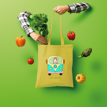 Load image into Gallery viewer, Guinea Pig - Pickle Piggy Campervan Shopper Tote Bag
