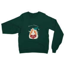 Load image into Gallery viewer, Christmas Adult Sweatshirt - Elf Pig

