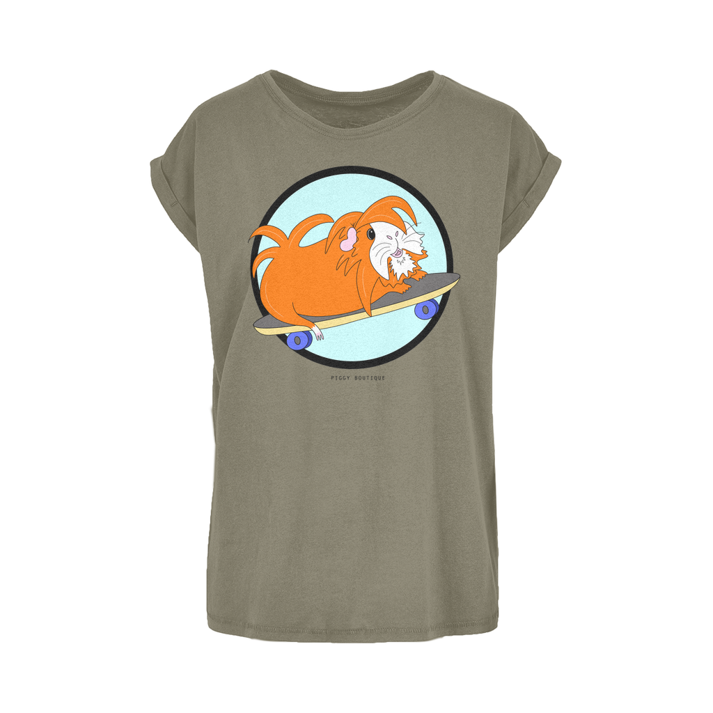 Adult Guinea Pig T-Shirt - Skater Pig