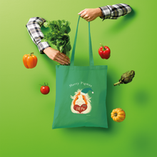 Load image into Gallery viewer, Christmas Guinea Pig Tote Bag - Elf Pig
