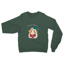 Load image into Gallery viewer, Christmas Adult Sweatshirt - Elf Pig
