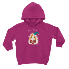 Load image into Gallery viewer, Christmas Kids Guinea Pig Hoodie - Elf Pig
