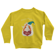 Load image into Gallery viewer, Christmas Guinea Pig Kids Sweatshirt - Elf Pig
