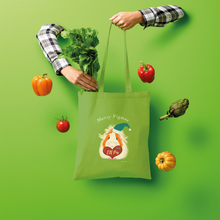 Load image into Gallery viewer, Christmas Guinea Pig Tote Bag - Elf Pig
