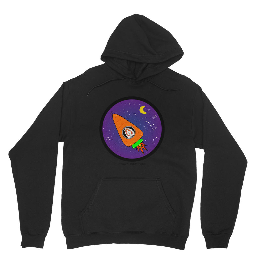 Adult Guinea Pig Hoodie - Space Rocket
